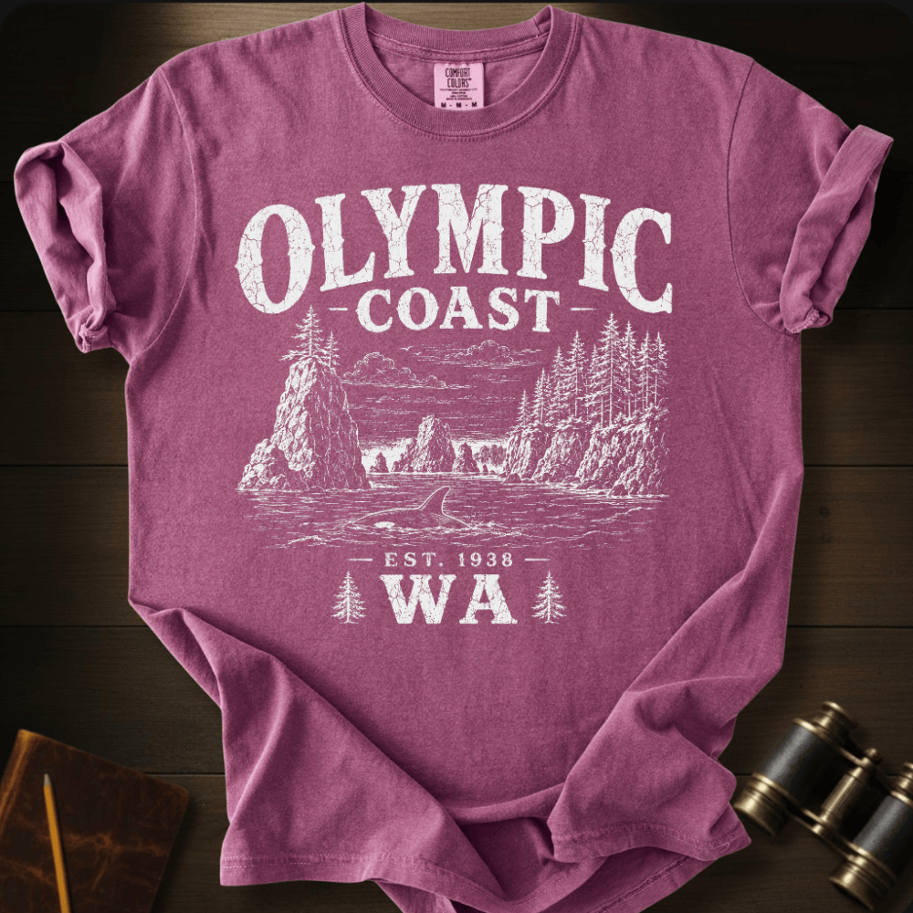 Olympic Coast WA - T-shirt