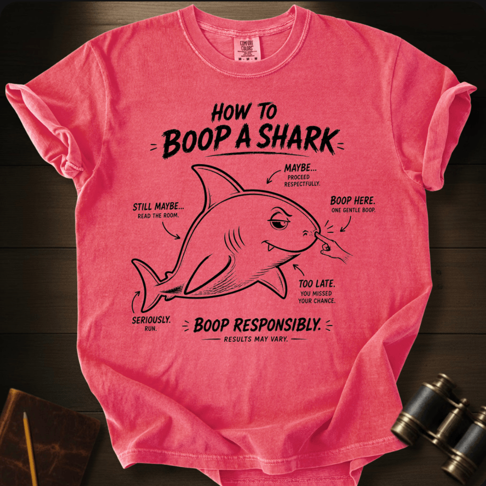 How to Boop a Shark T-shirt