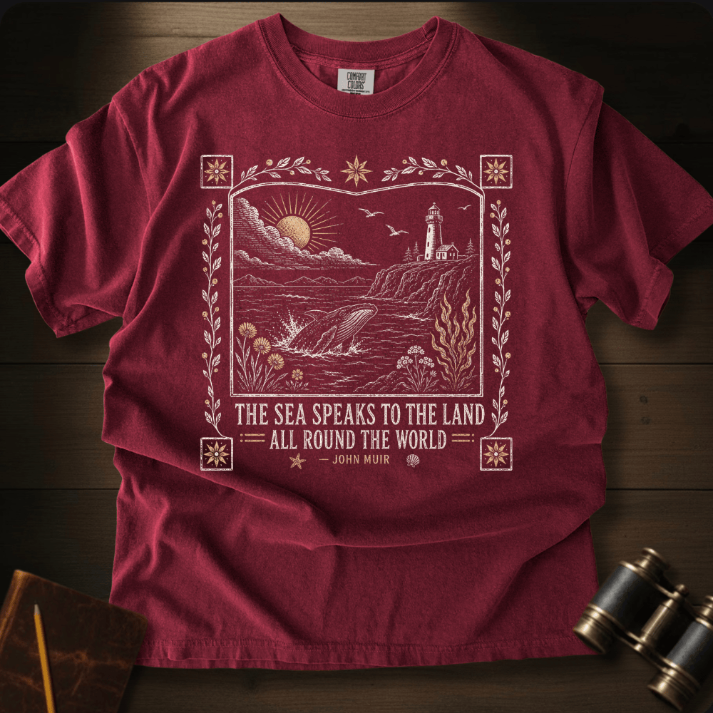 Sea Speaks to the Land T-shirt