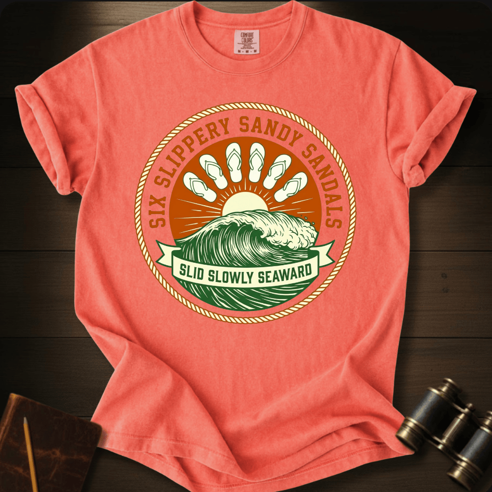 Six Slippery Sandals T-shirt