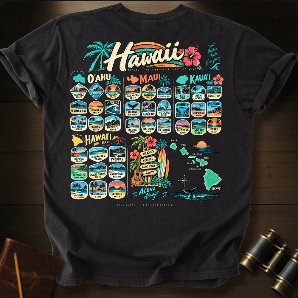 Hawaii Beaches T-shirt