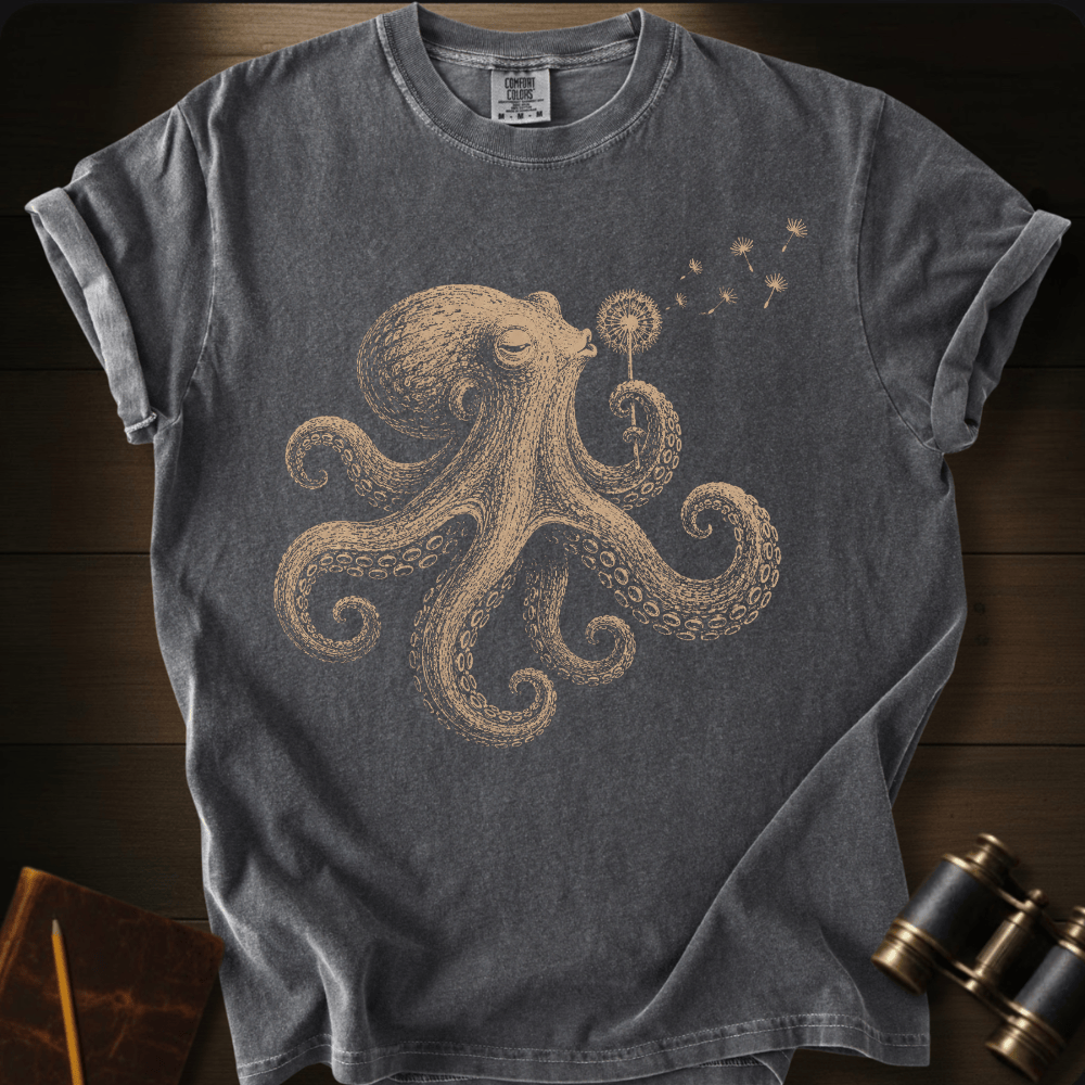 Octopus Blowing Wishes T-shirt
