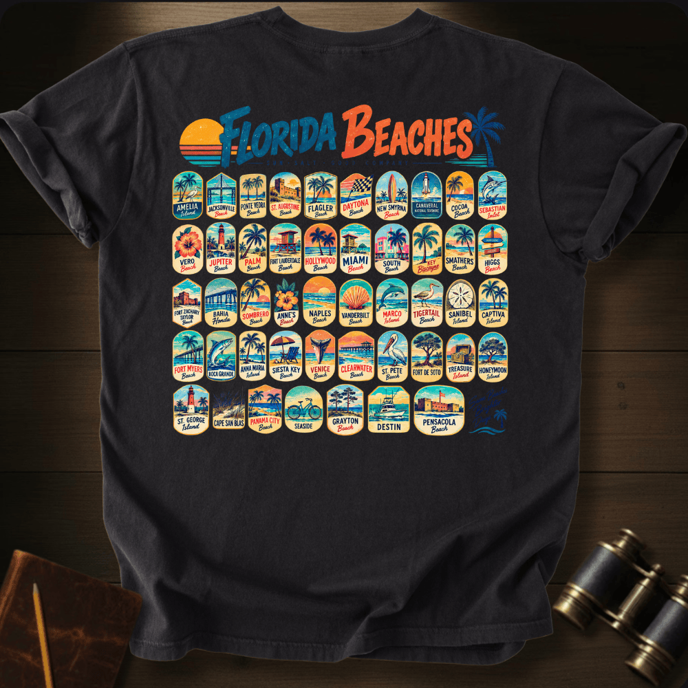 Florida Beaches - Sun, Salt T-shirt
