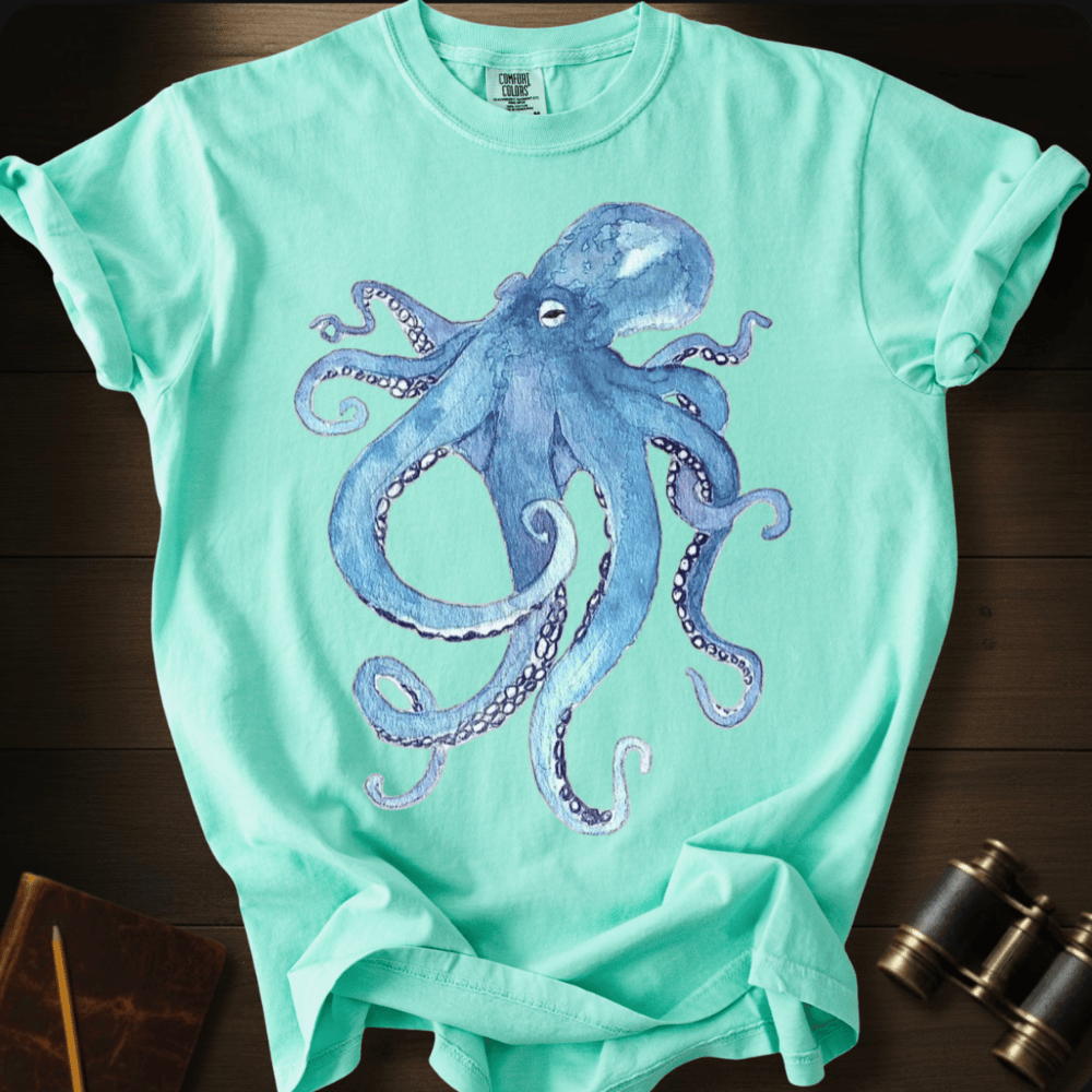 Octopus Acuarel T-shirt