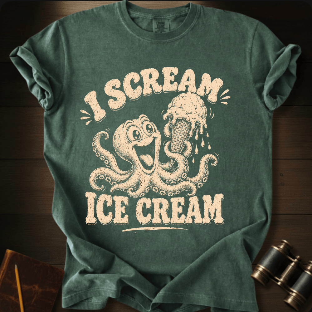 I Scream Ice-Cream T-shirt