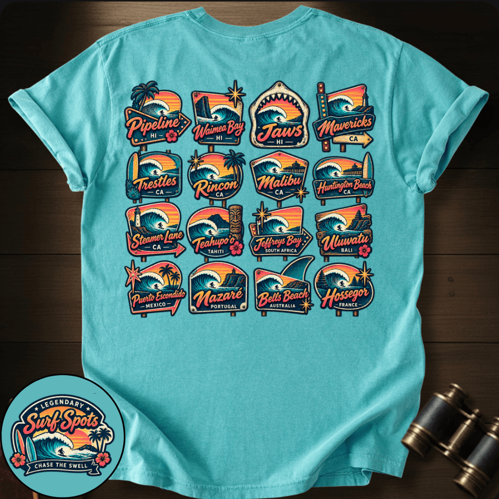 Legendary Surf Spots T-shirt