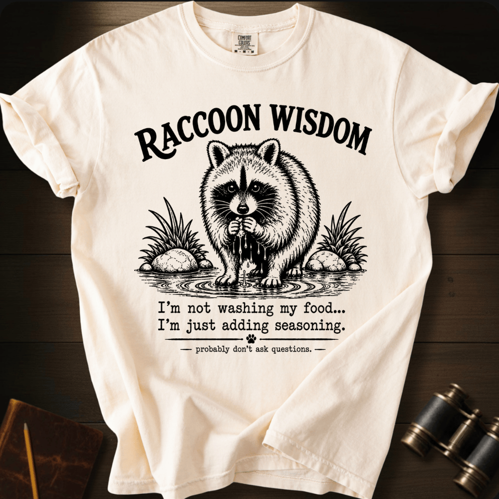 Raccoon Wisdom T-shirt