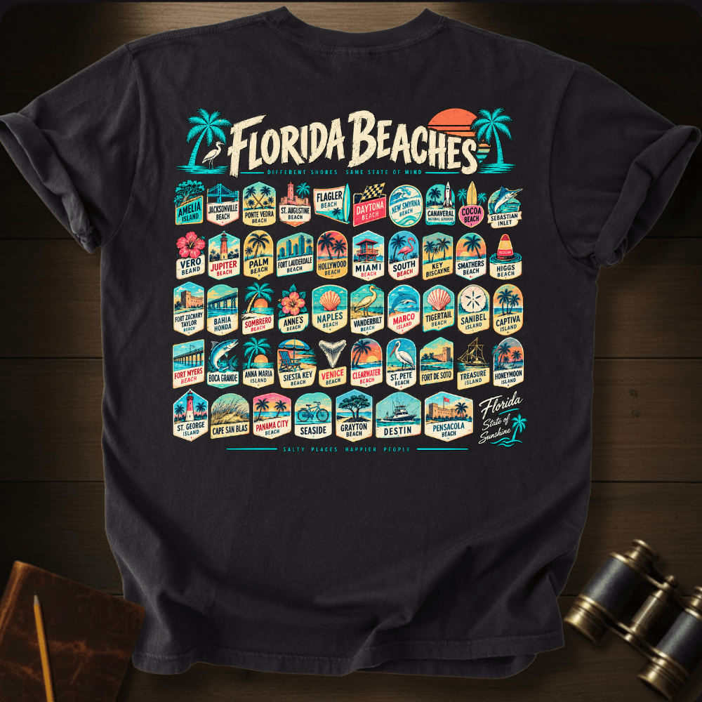 Florida Beaches Happy People T-shirt