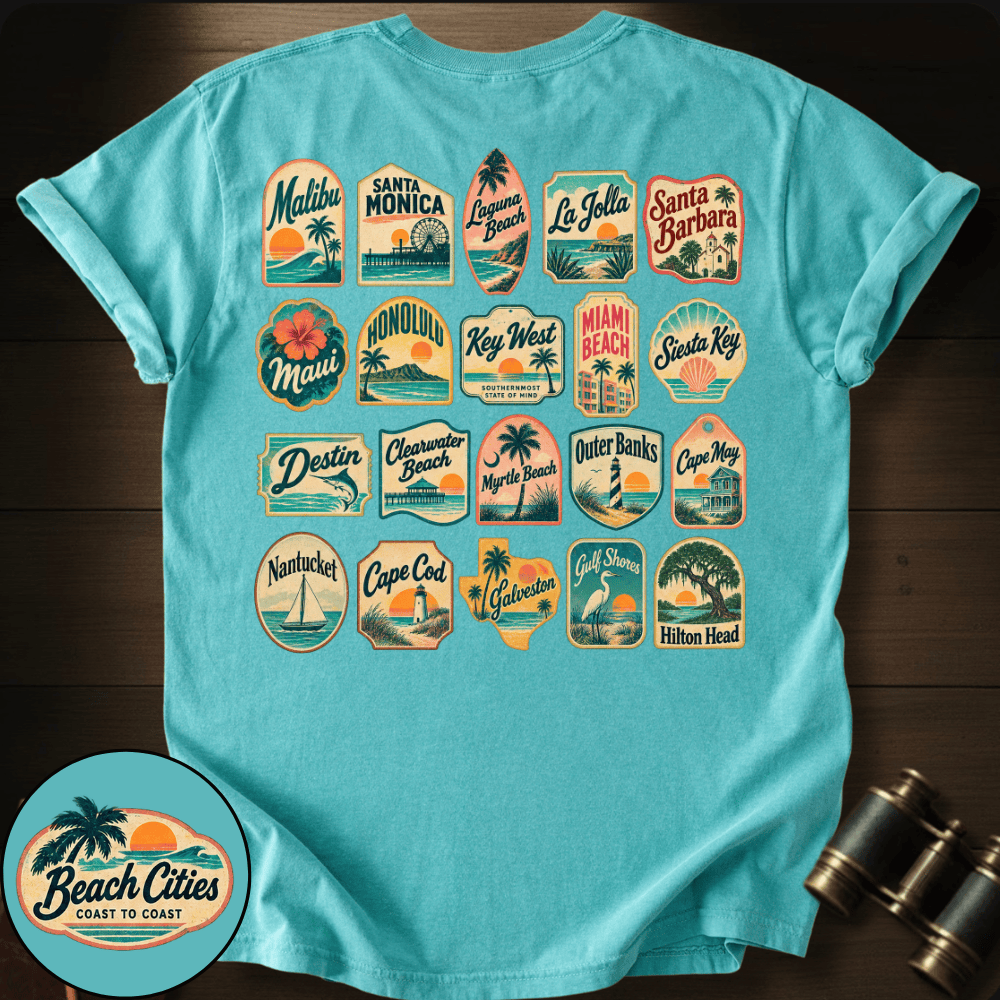 Beach Cities Coast to Coast T-shirt