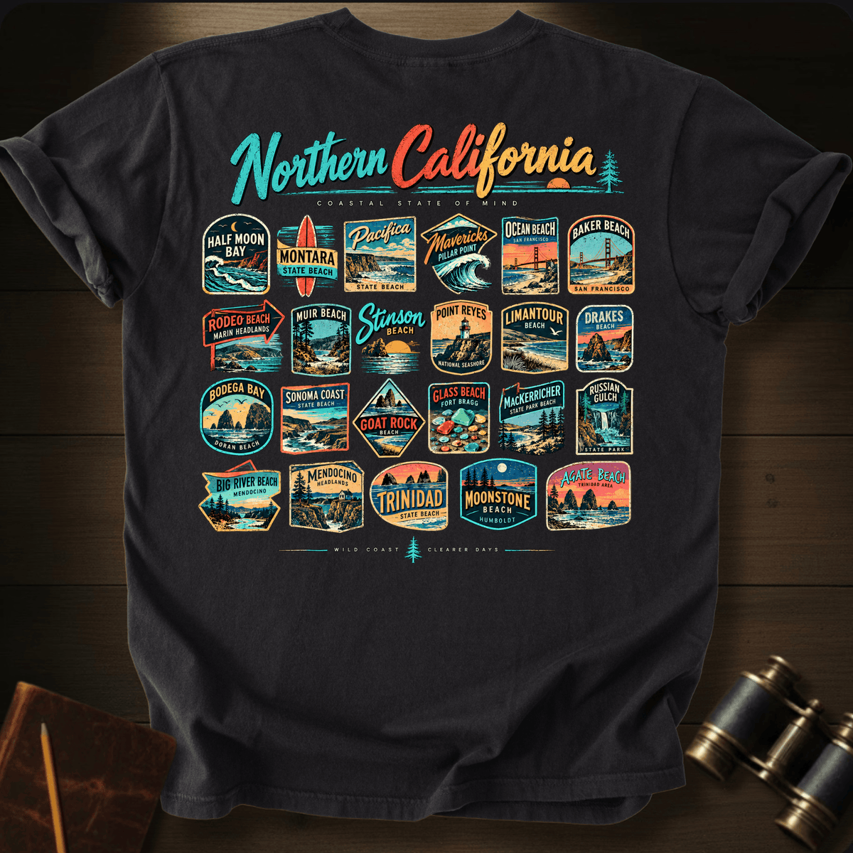 Northern California 2 T-shirt