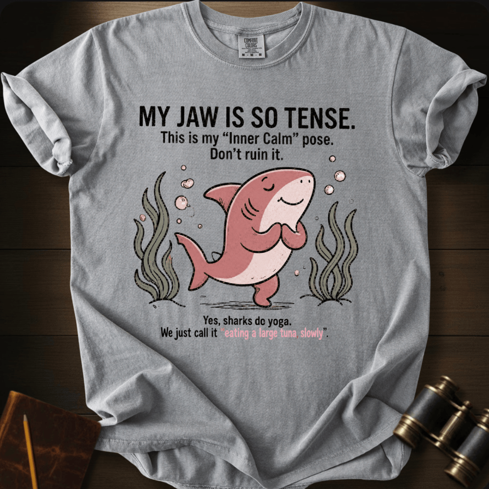 Sharks Do Yoga T-shirt