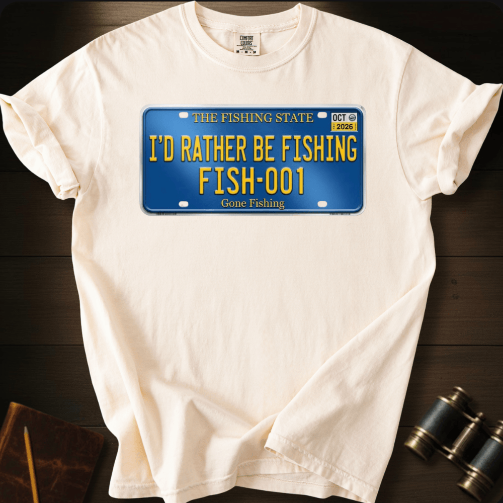 I´D Rather Be Fishing T-shirt