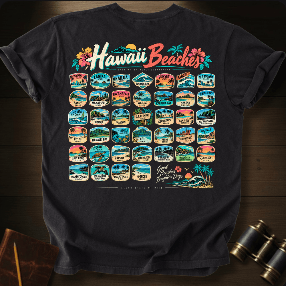 Hawaii Beaches 2 T-shirt