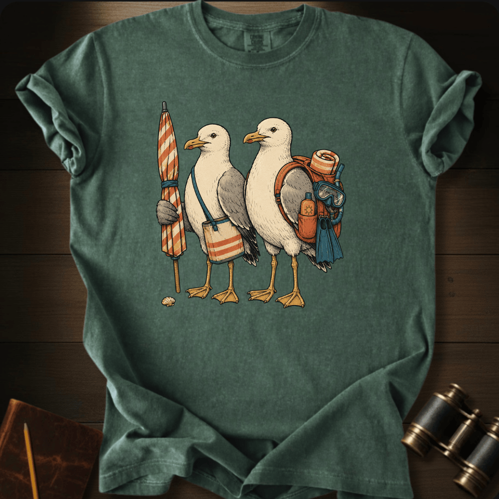 Herring Gulls Relax - T-shirt