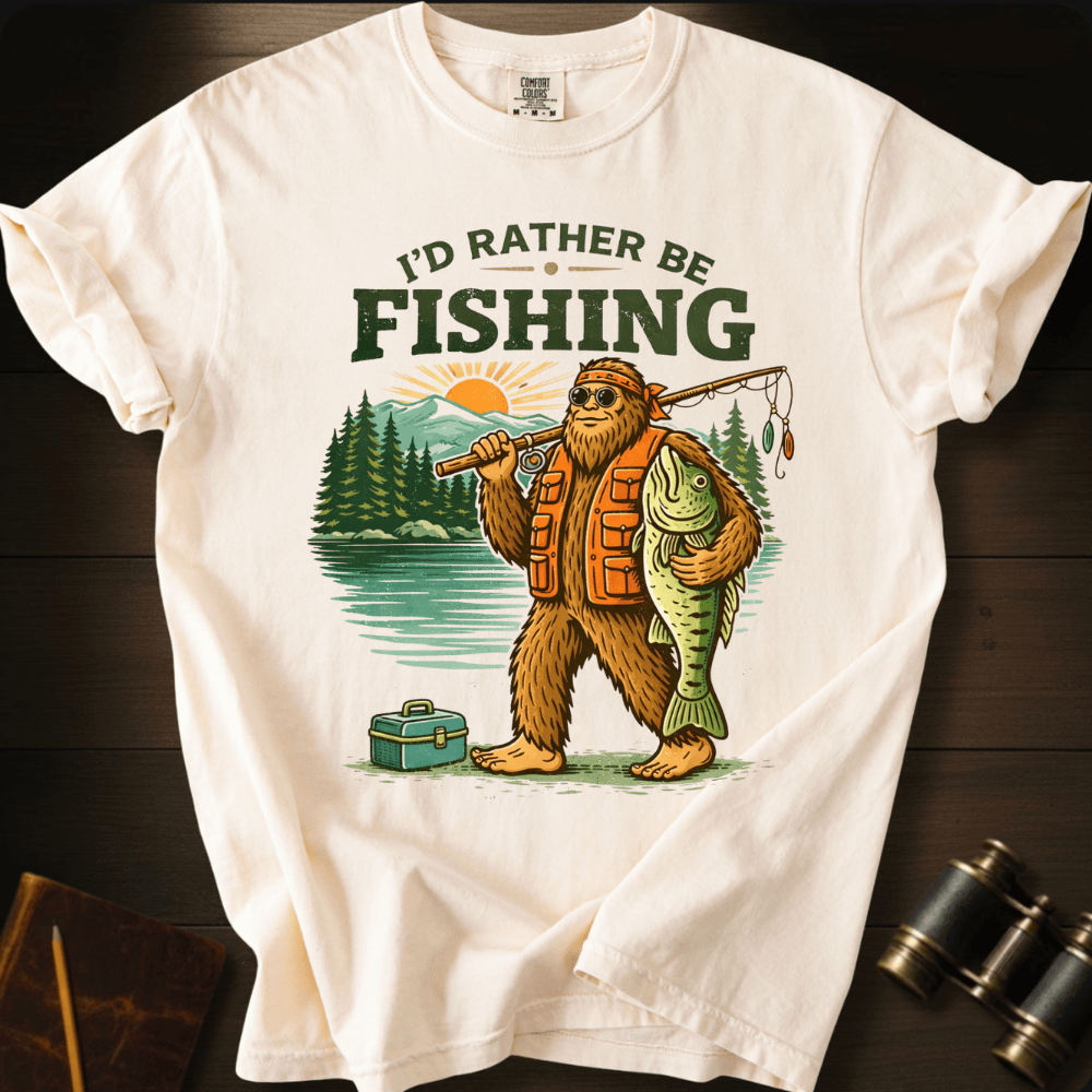 I´D Rather Be Fishing T-shirt