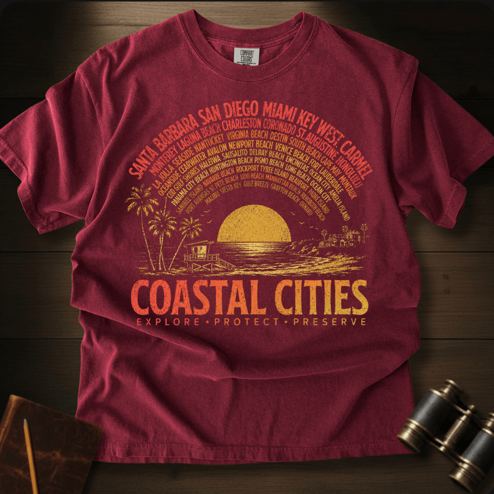 Coastal Cities USA  T-shirt