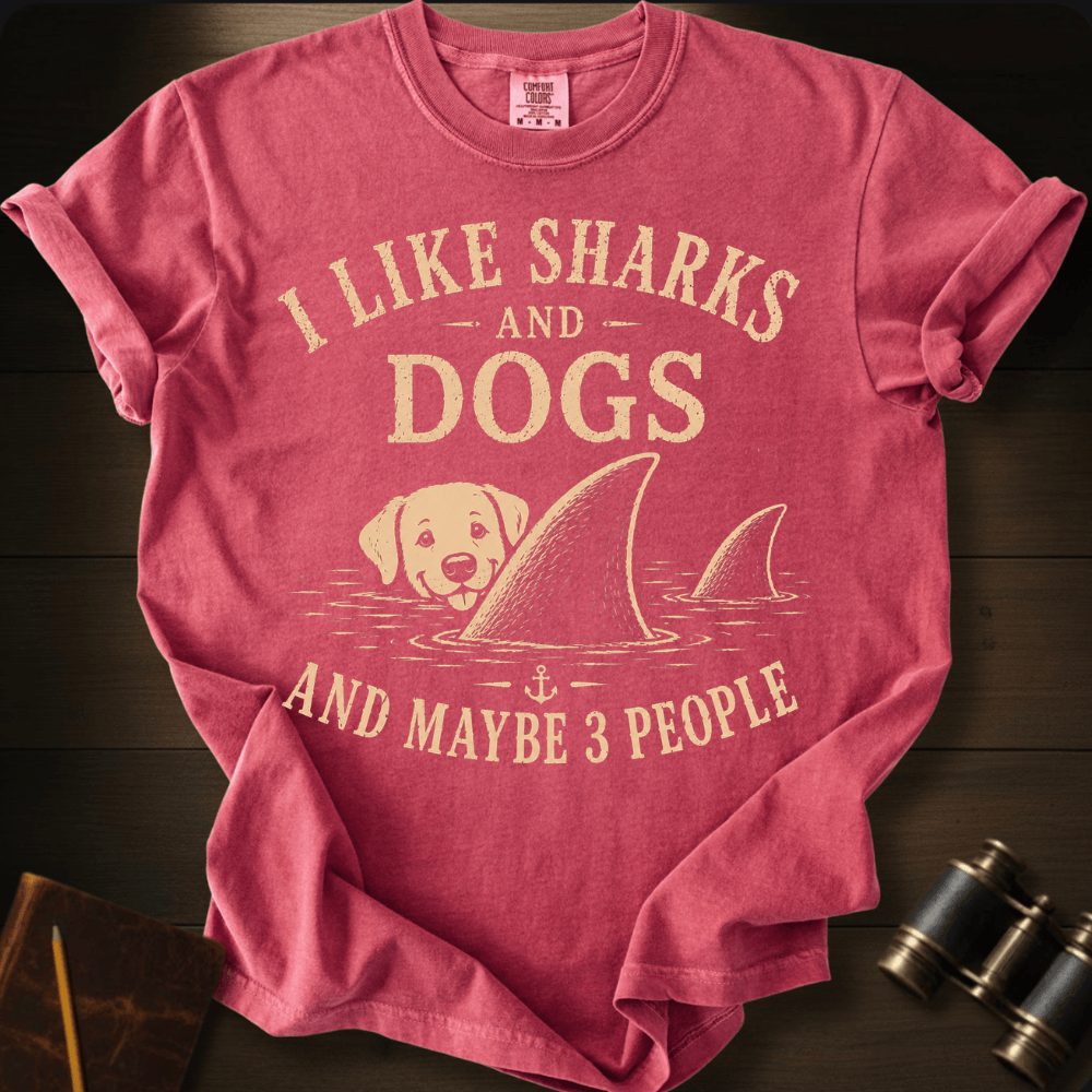 I Like Sharks and Dogs T-shirt