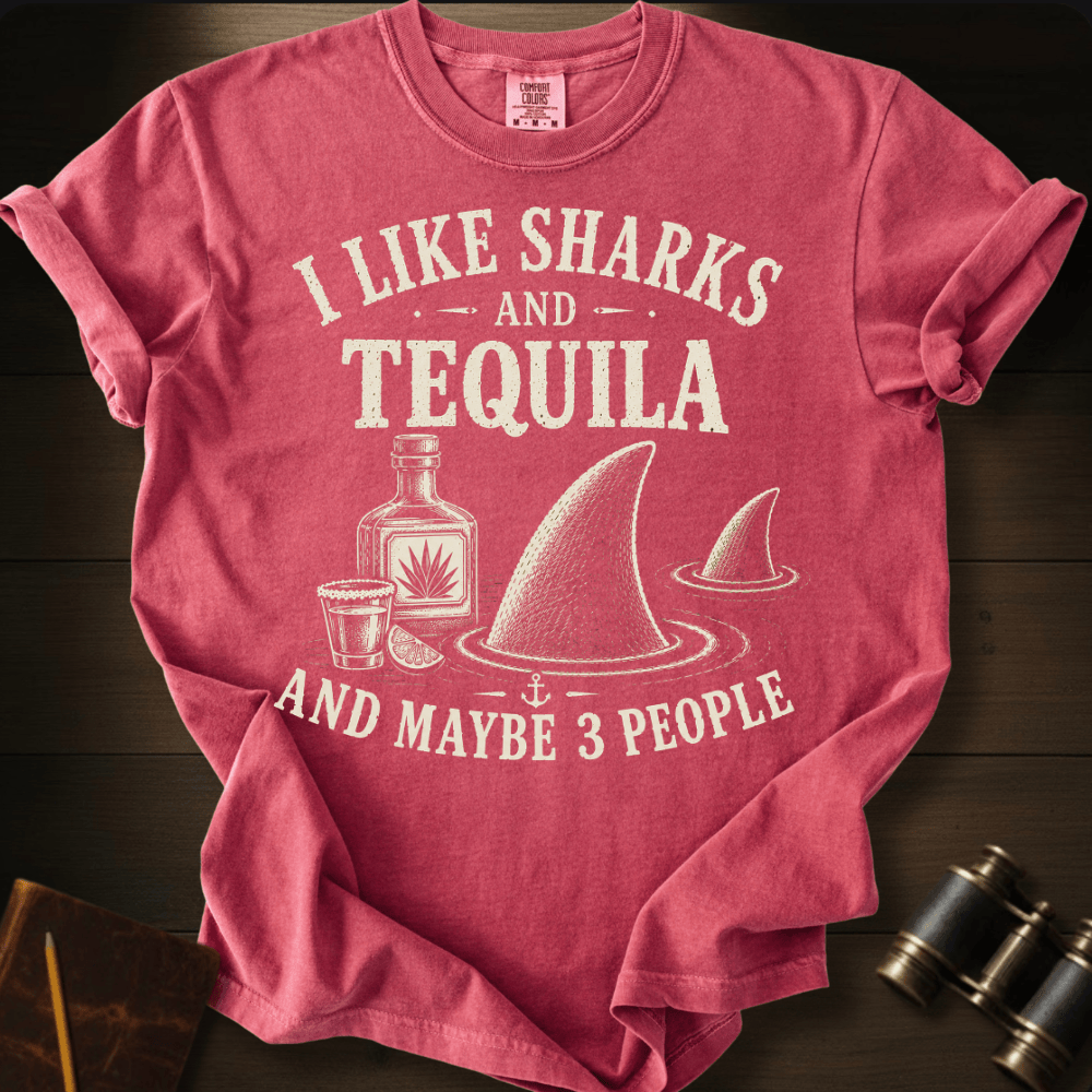 I Like Sharks and Tequila T-shirt