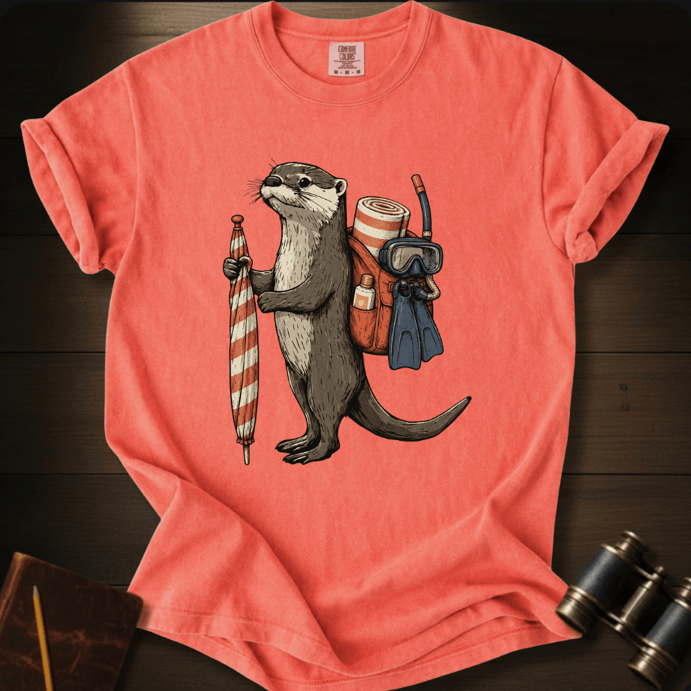 Otter Beach Time - T-shirt