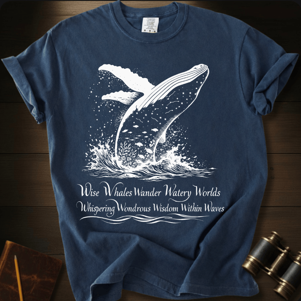 Wise Whales Wander T-shirt
