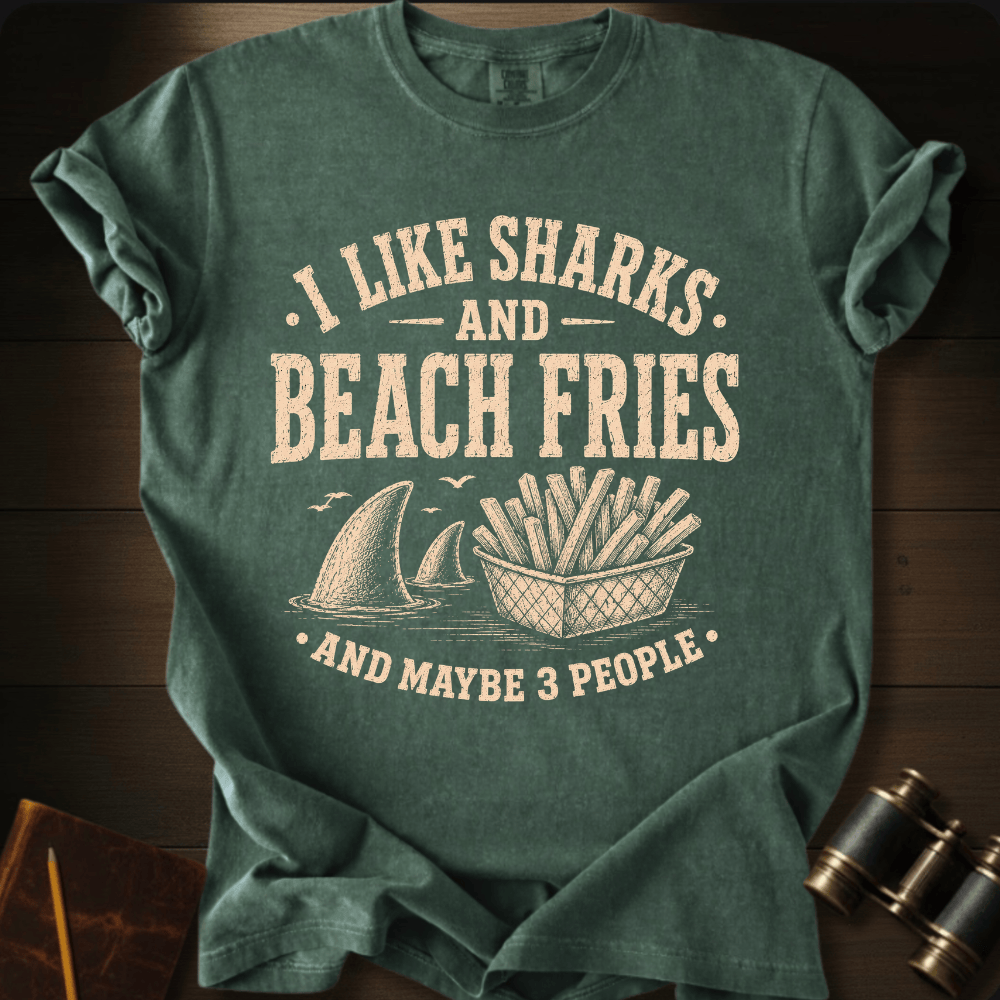 I Like Sharks and Fries T-shirt