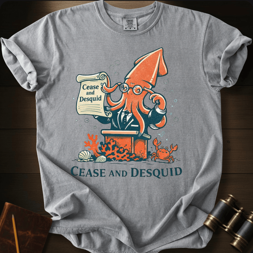 Cease and Desquid T-shirt