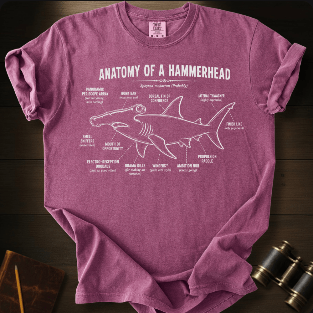 Anatomy of a Hammerhead T-shirt