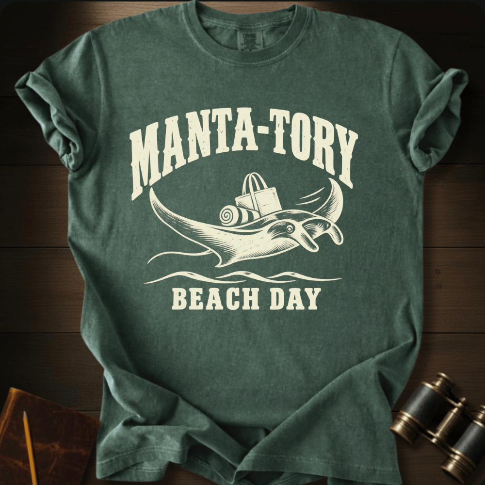 Manta-tory Beach Day - T-shirt
