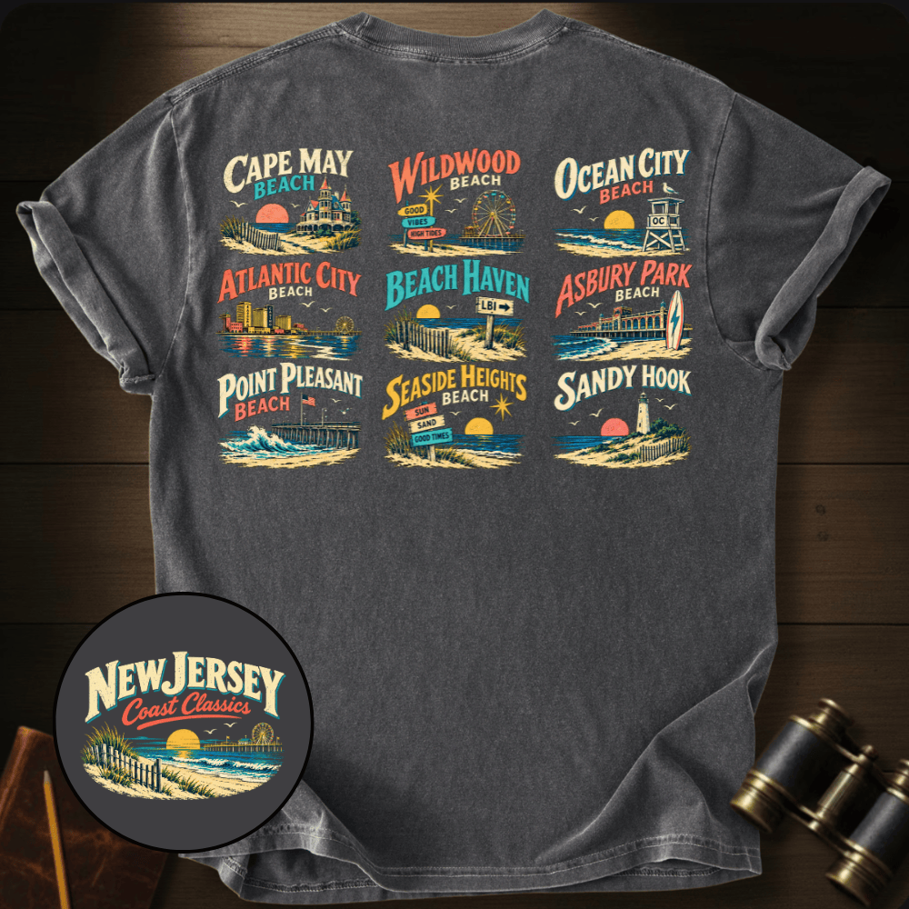 New Jersey Coast Classics T-shirt
