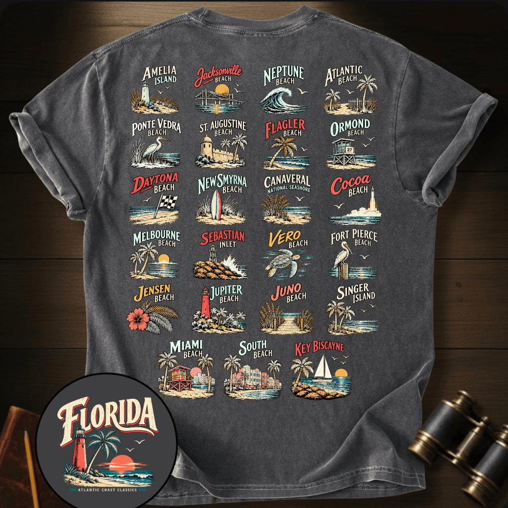 Florida - Atlantic Coast Beaches T-shirt