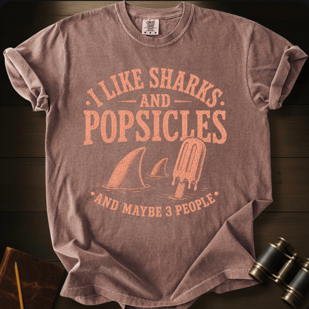 I Like Sharks and Popsicles T-shirt