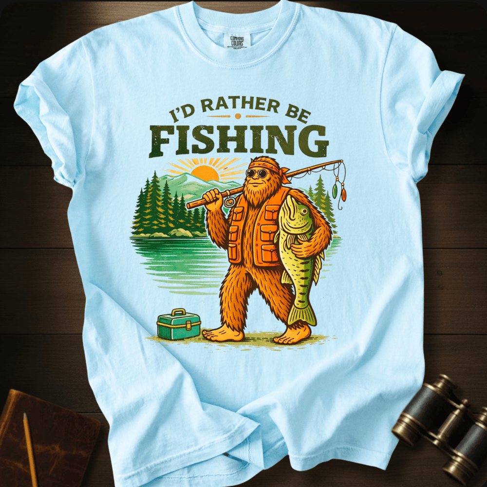 I´D Rather Be Fishing T-shirt