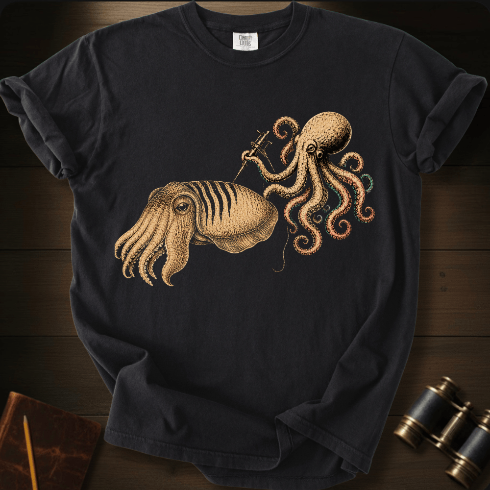 Cuttlefish Tattoo T-shirt
