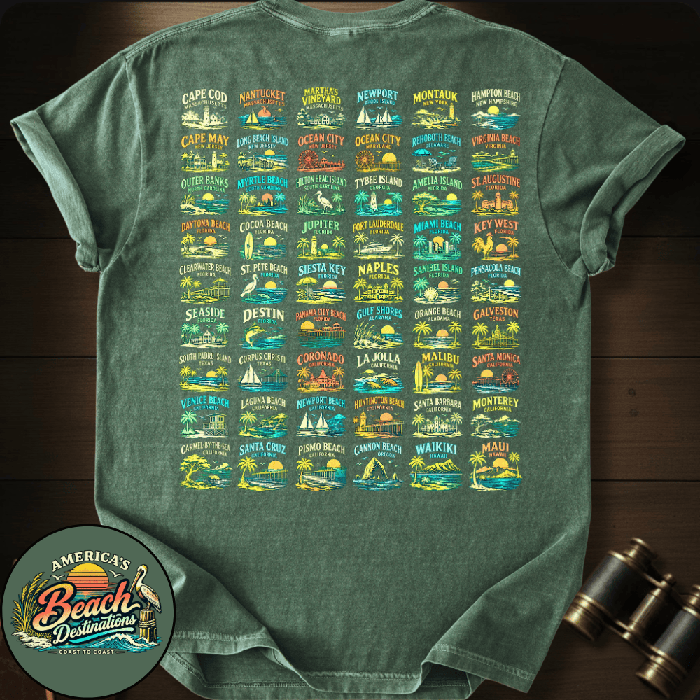 America´s Beach Destinations T-shirt
