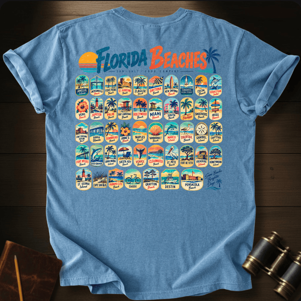 Florida Beaches - Sun, Salt T-shirt