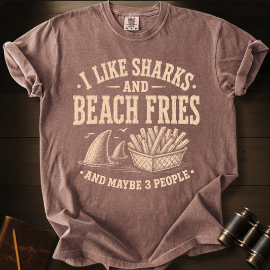 I Like Sharks and Fries T-shirt