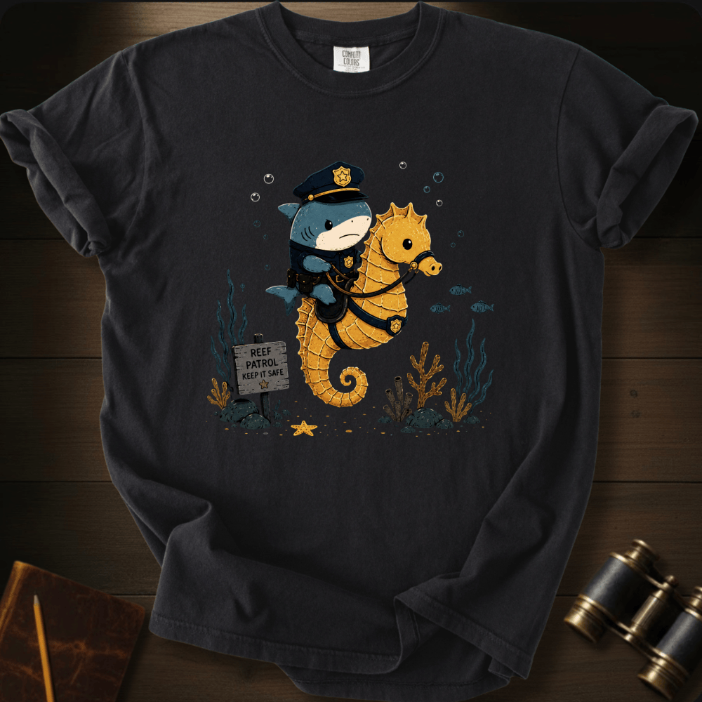 Captain Boop Police Man T-shirt