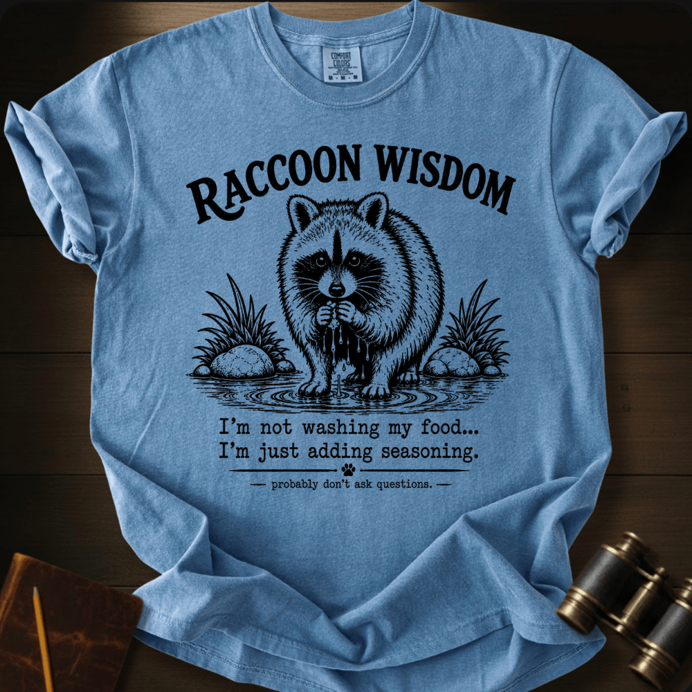 Raccoon Wisdom T-shirt