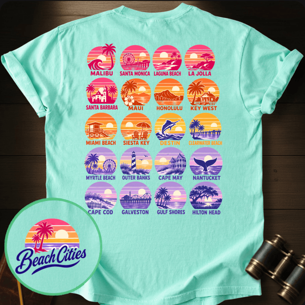 Beach Cities of America T-shirt