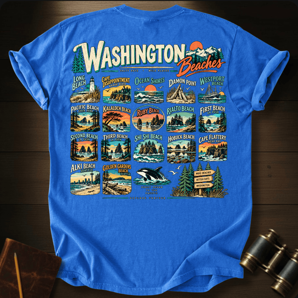Washington Beaches T-shirt