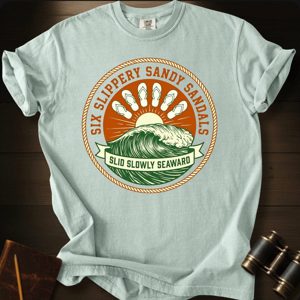 Six Slippery Sandals T-shirt