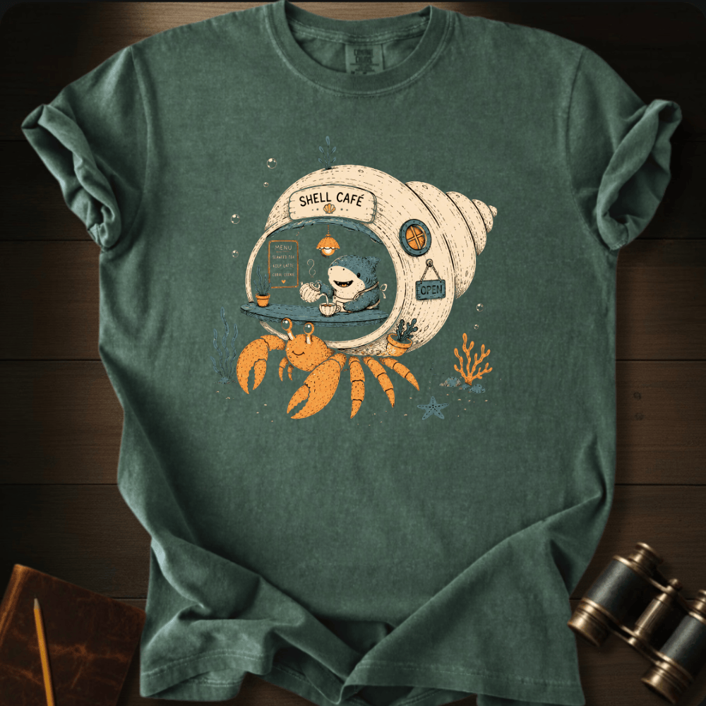 Captain Boop Coffee Shop T-shirt