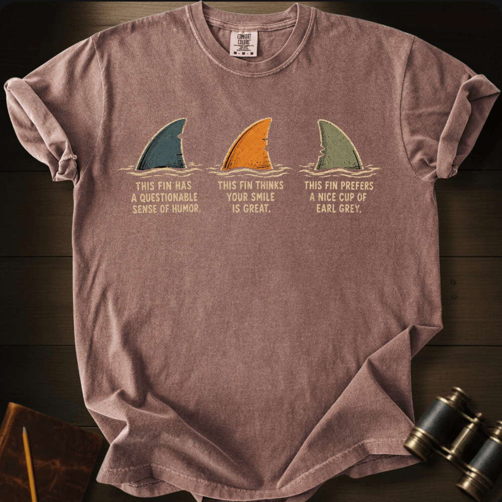 The 3 Fins of Wisdom T-shirt