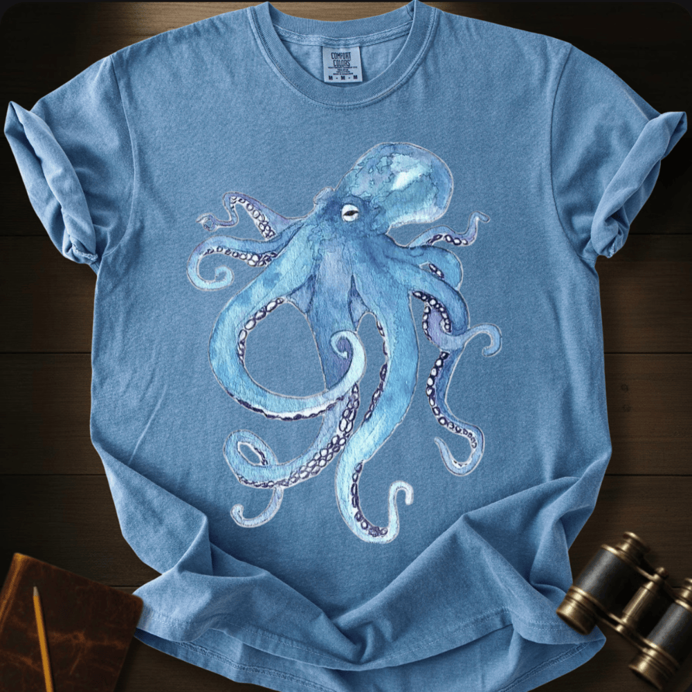 Octopus Acuarel T-shirt