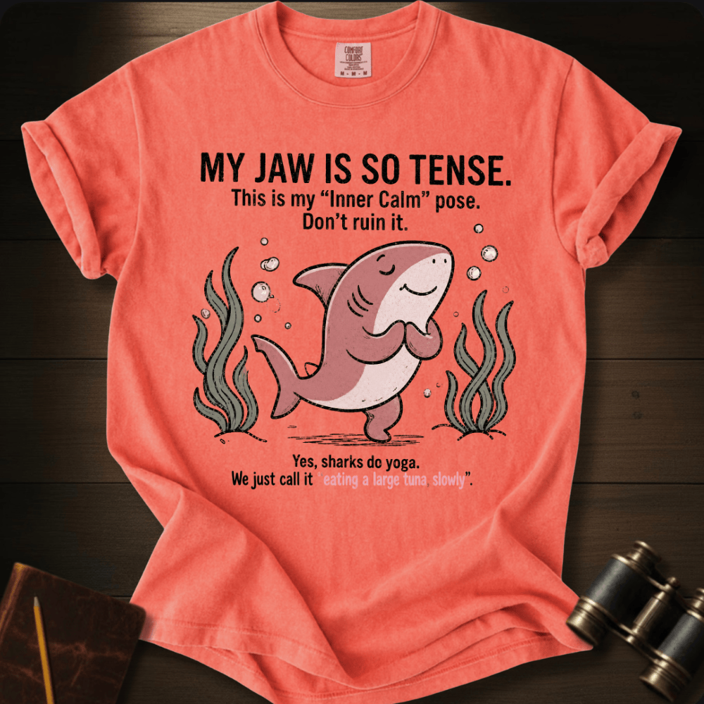 Sharks Do Yoga T-shirt