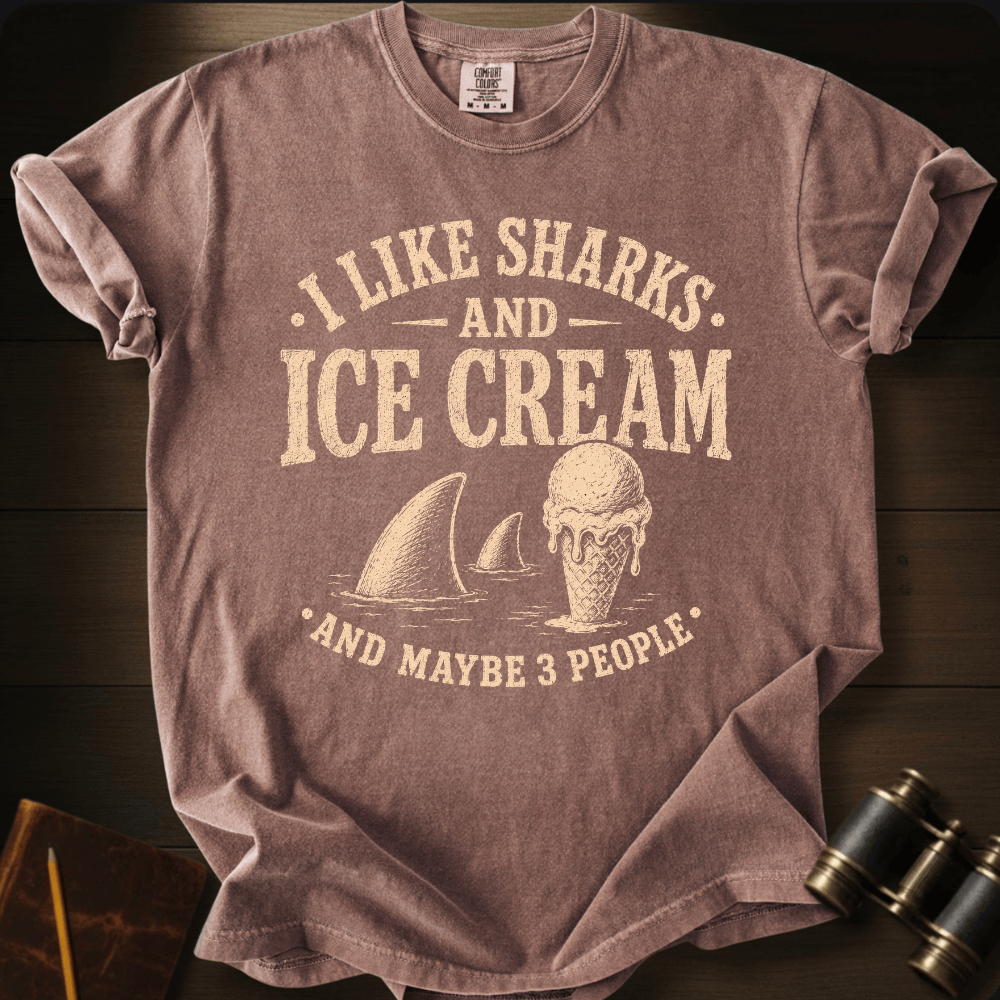I Like Sharks and Ice Cream T-shirt