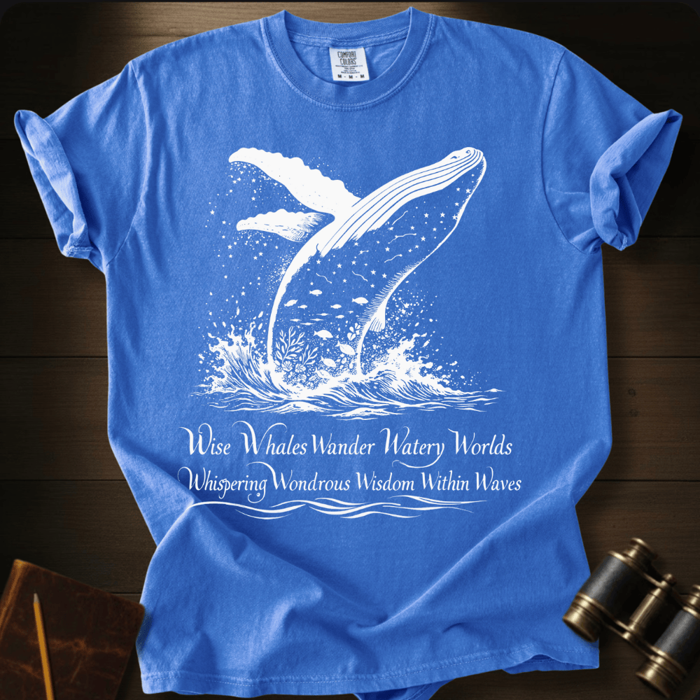 Wise Whales Wander T-shirt