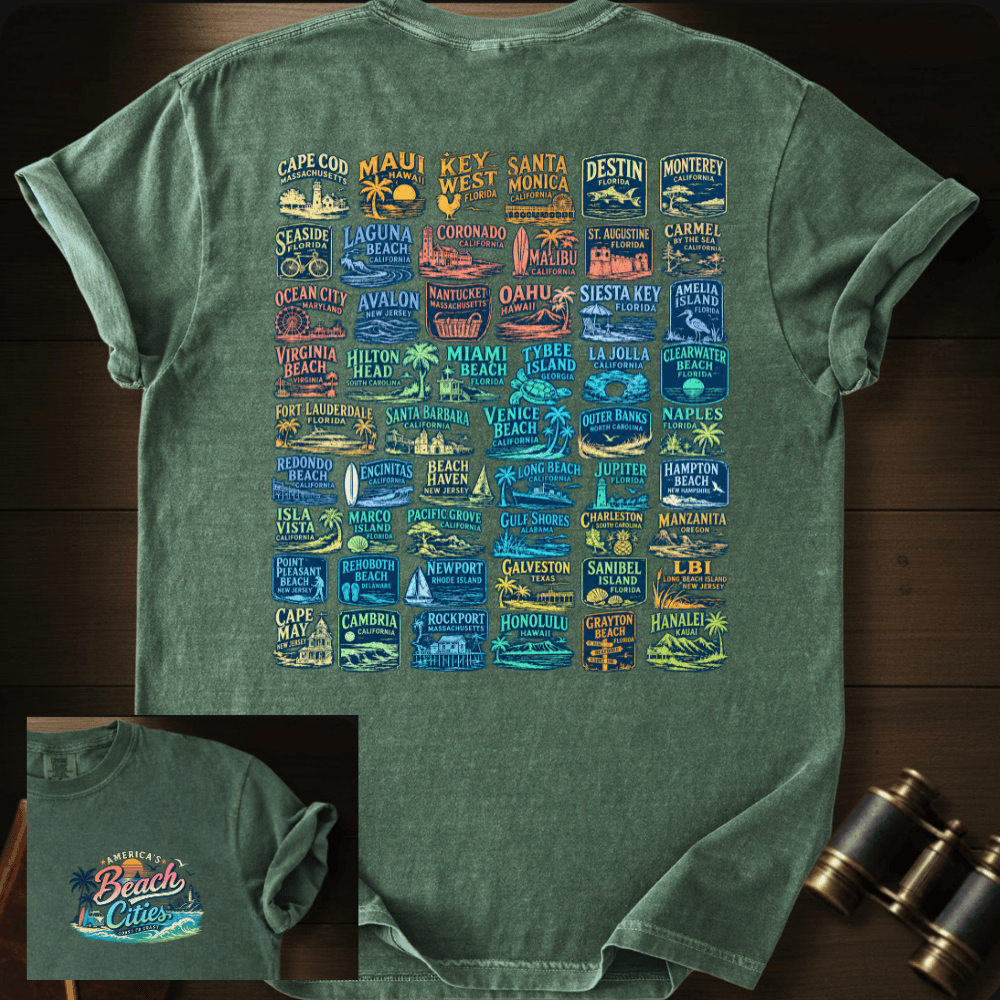America´s Beach Cities T-shirt