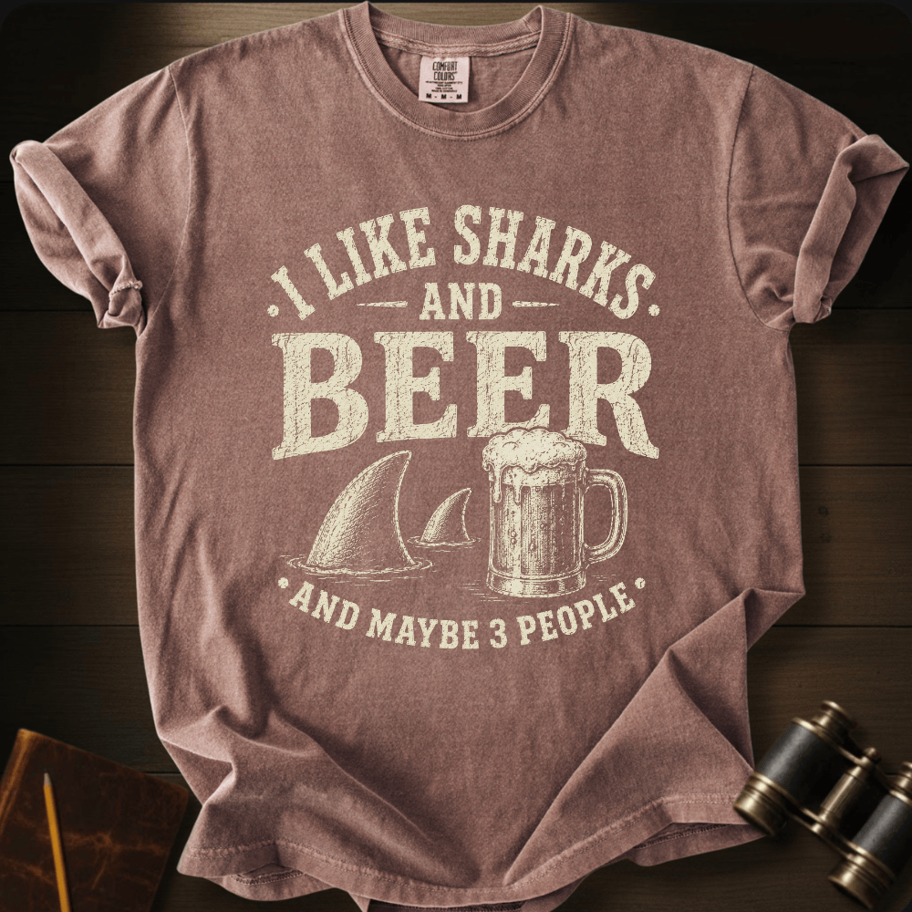 I Like Sharks and Beer T-shirt