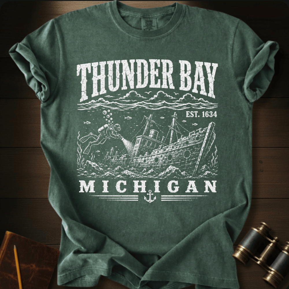 Thunder Bay Michigan - T-shirt